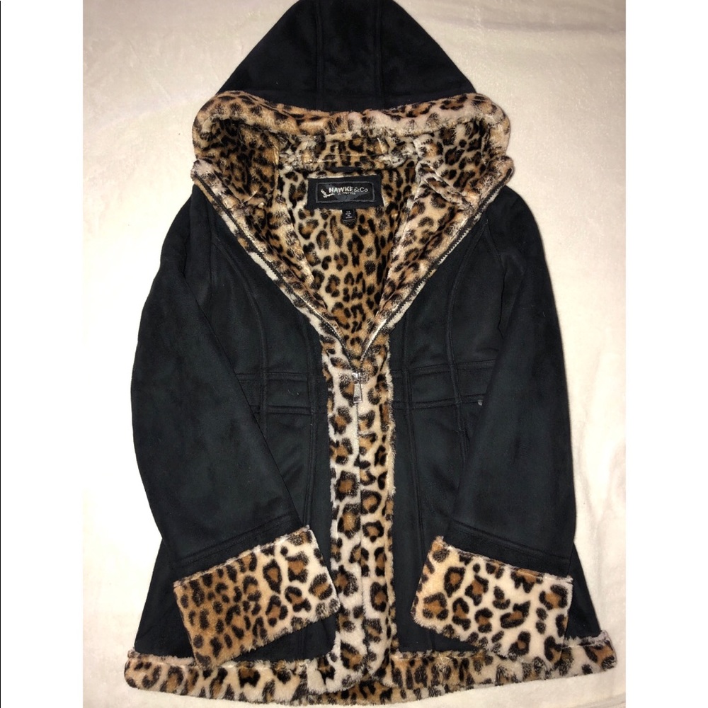 Hawke & Co. Outfitters Girls Fur Jacket